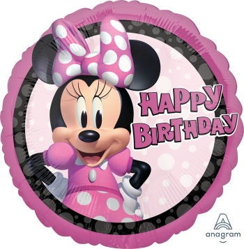 18" Minnie Mouse Forever Birthday Balloon foil balloons