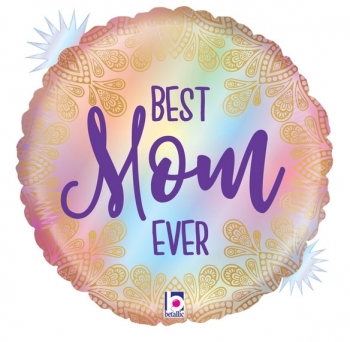 18" Opal best mom balloon foil balloons