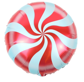 18" Red Candy Swirl balloon foil balloons