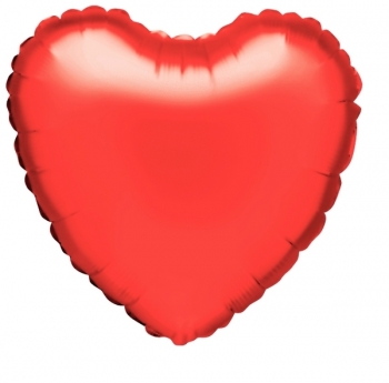 Metallic Red Heart balloon BETALLIC