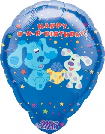 Shape Personalized Blues Clues Birthday Stars balloon ANAGRAM