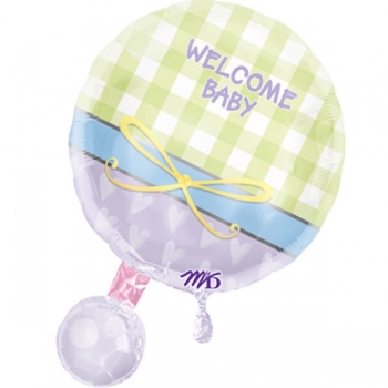 Shp Personalized Baby Rattle balloon ANAGRAM