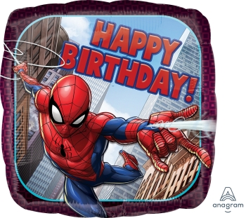 18" Spider-Man Happy Birthday balloon foil balloons