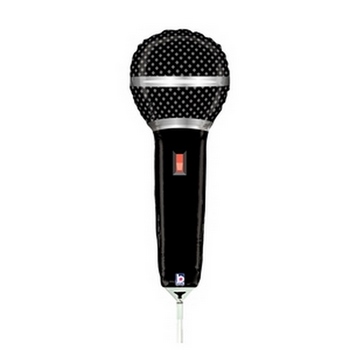 Mini Air Shape Microphone Airfill Heat Seal Required balloon BETALLIC