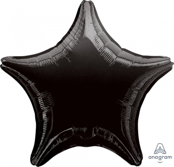 Foil Star - Black balloon ANAGRAM