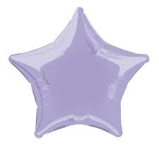 19" Foil Star - Lilac balloon foil balloons