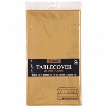 (1) Tablecover Rect 54" x 108" - Gold* tableware