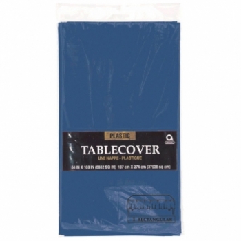 (1) Tablecover Rect 54" x 108" - Navy* tableware