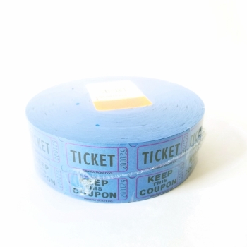 (2000) Double Tickets - BLUE party supplies
