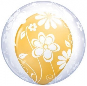 20" Deco Bubble - Floral Pattern other balloons