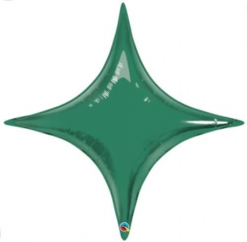 20" Starpoint - Emerald Green -air fill Airfill balloon foil balloons