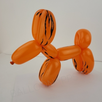 Sempertex 260 Tiger Print Orange  Balloons