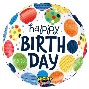 21" Mighty Birthday Balloons Balloon foil balloons
