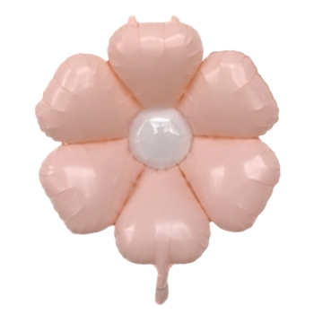22" Daisy Flower Pastel Pink Balloon Air-Fill Self-Sealing unpacked foil balloons
