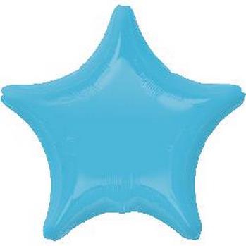 19" Foil Star Caribbean Blue balloon foil balloons