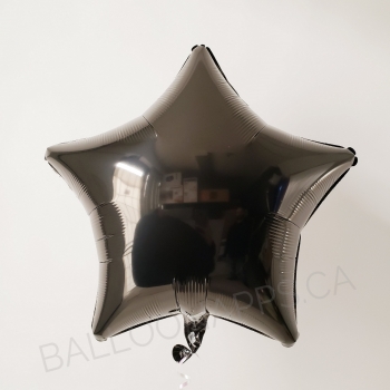 19" Foil Star - Black balloon foil balloons