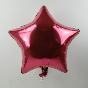 19" Foil Star - Burgundy balloon foil balloons