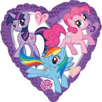 18" My Little Pony Heart balloon foil balloons