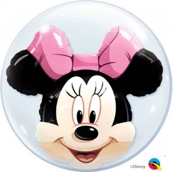 24" Dble Bubble - Minnie other balloons