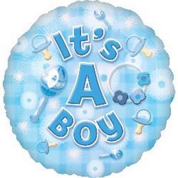 Foil - It's A Boy balloon ANAGRAM