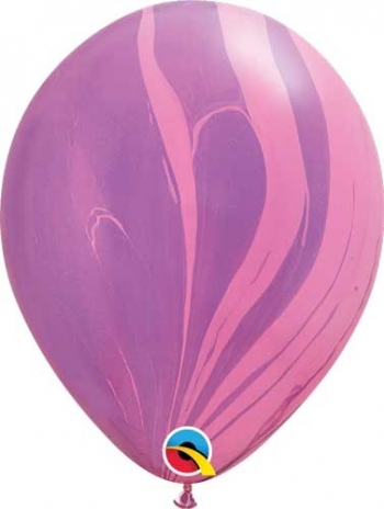 Pink Violet - Super Agate balloons QUALATEX