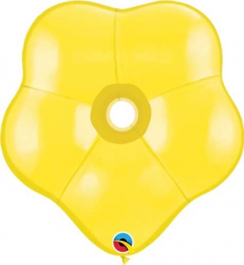 (25) 16" Blossom - Yellow balloons latex balloons