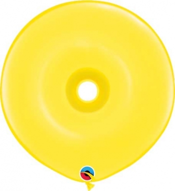 (25) 16" Donut Yellow balloons latex balloons