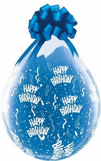 (25) 18" Stuffing Birthday Clear balloons latex balloons