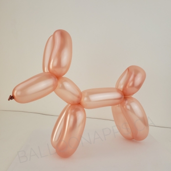 BET (50) 260 Metallic Rose Gold balloons latex balloons