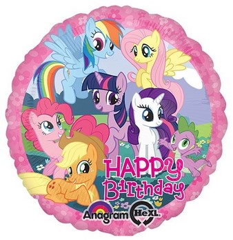 18" Birthday My Little Pony Friendship Is Magic Group balloon foil balloons