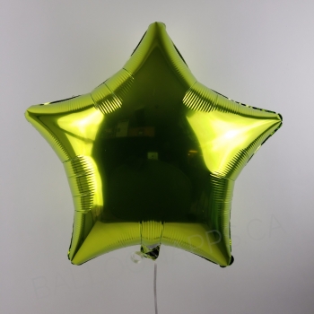 19" Foil Star - Lime Green balloon foil balloons