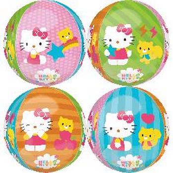 ORBZ Foil Hello Kitty (4 images) 15"x16" balloon foil balloons