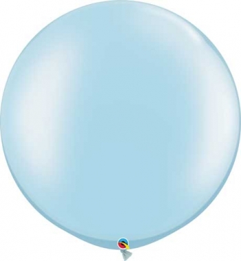 Q   Pearl Light Blue -  est balloons QUALATEX