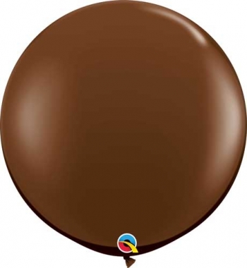 Q (2) 36" Fashion Chocolate Brown balloons latex balloons