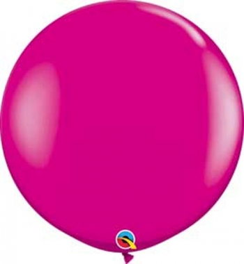 Q (2) 36" Fashion Wild Berry balloons latex balloons