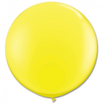 Q (2) 36" Jewel Citrine Yellow balloons latex balloons
