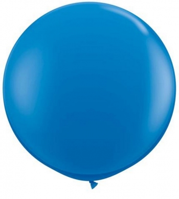 Q (2) 36" Standard Dark Blue balloons latex balloons