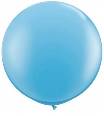 Q (2) 36" Standard Pale Blue balloons latex balloons