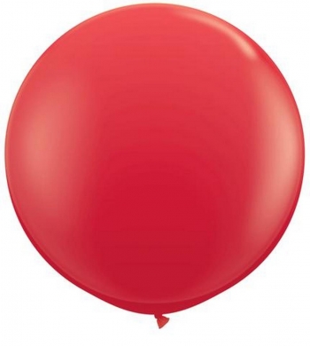 Q (2) 36" Standard Red balloons latex balloons