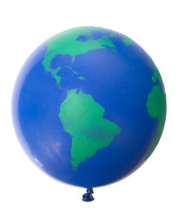 (2) 3ft Globe - Dark Blue - 36" balloons latex balloons
