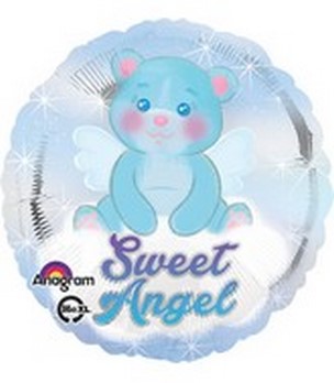 18" Foil - Sweet Angel Boy balloon foil balloons