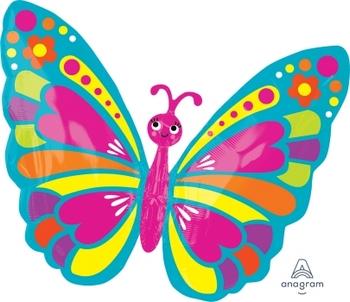 Jr Shape - Happy Butterfly balloon ANAGRAM