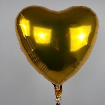 18" Foil Heart - Gold balloon foil balloons
