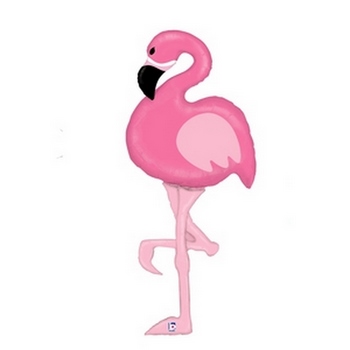 60" Supershape Special Delivery Flamingo balloon foil balloons