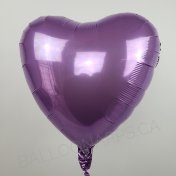 18" Foil Heart - Pastel Lilac balloon foil balloons