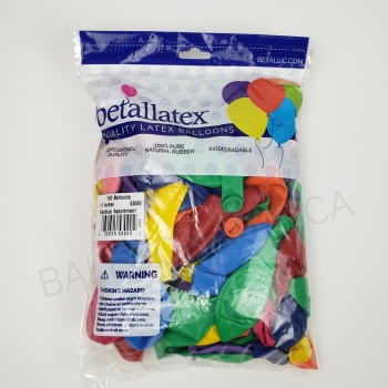 BET (100) 11" Fashion Assorted balloons latex balloons
