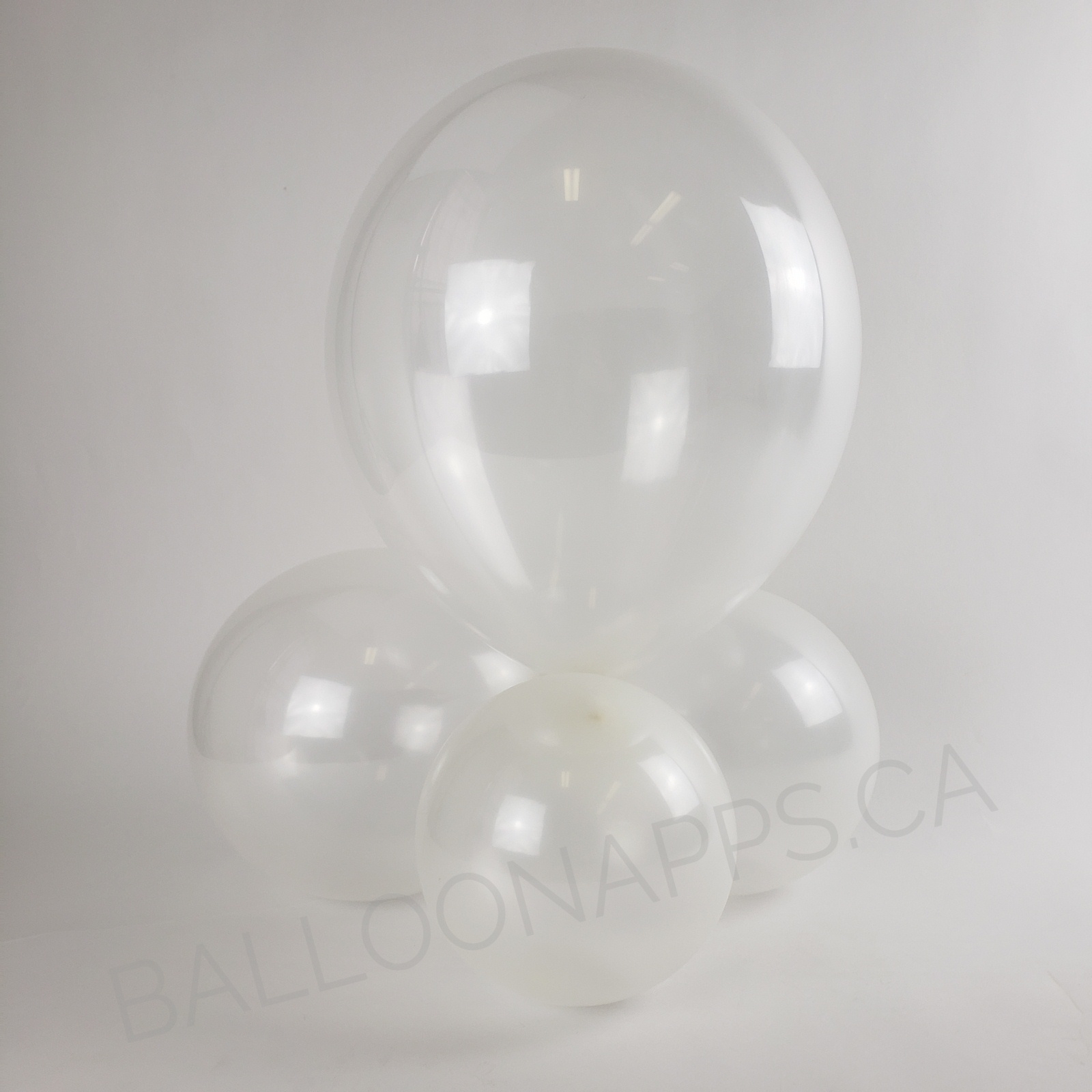 balloon texture Q (100) 260 Jewel Diamond Clear balloons