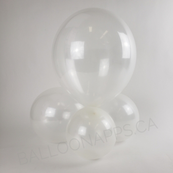 SEM (100) 11" Crystal Clear balloons latex balloons