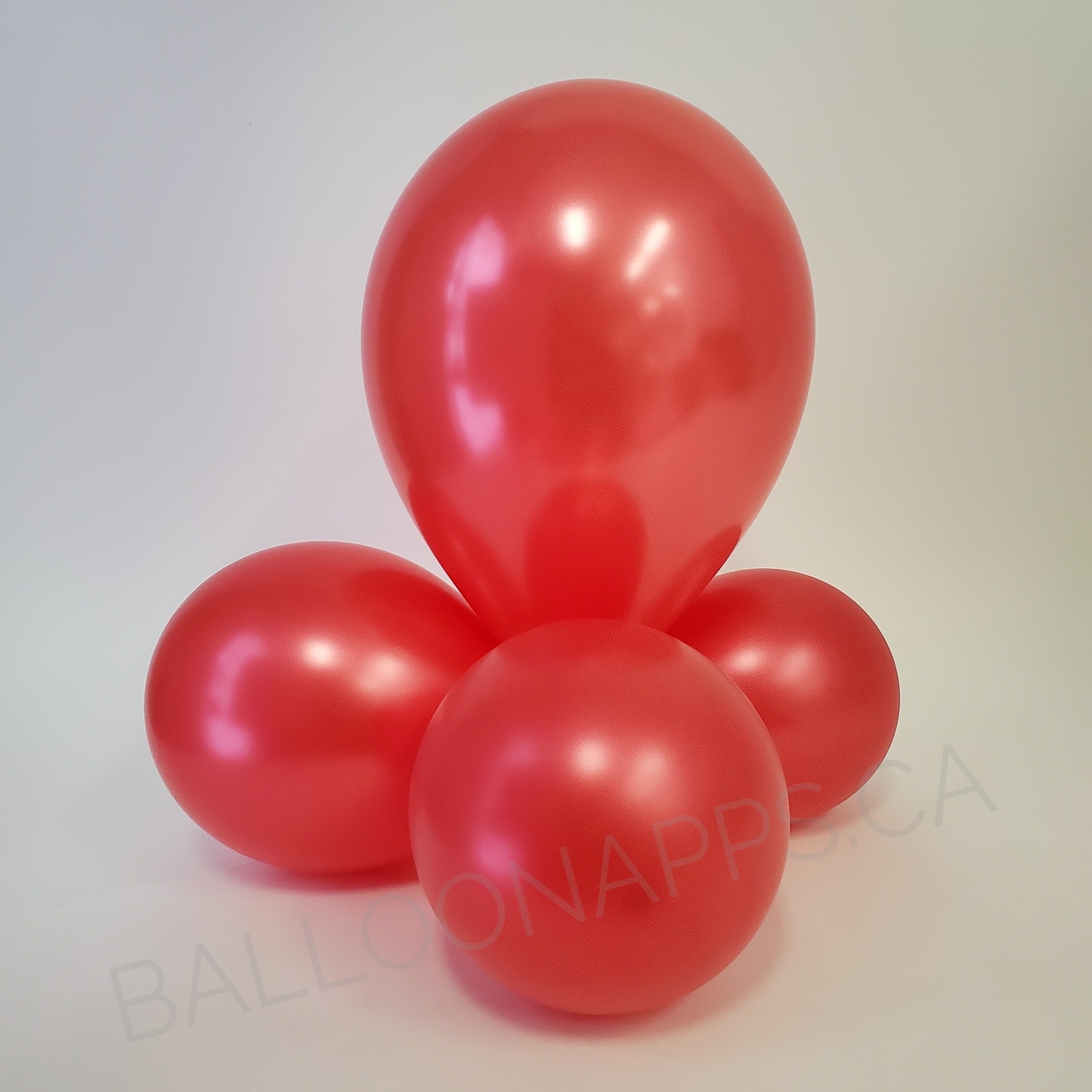 balloon texture Sempertex 160 Metallic Red