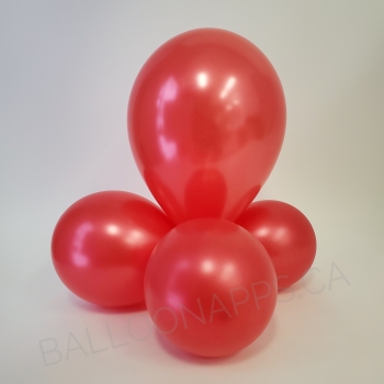 SEM (100) 11" Metallic Red balloons latex balloons